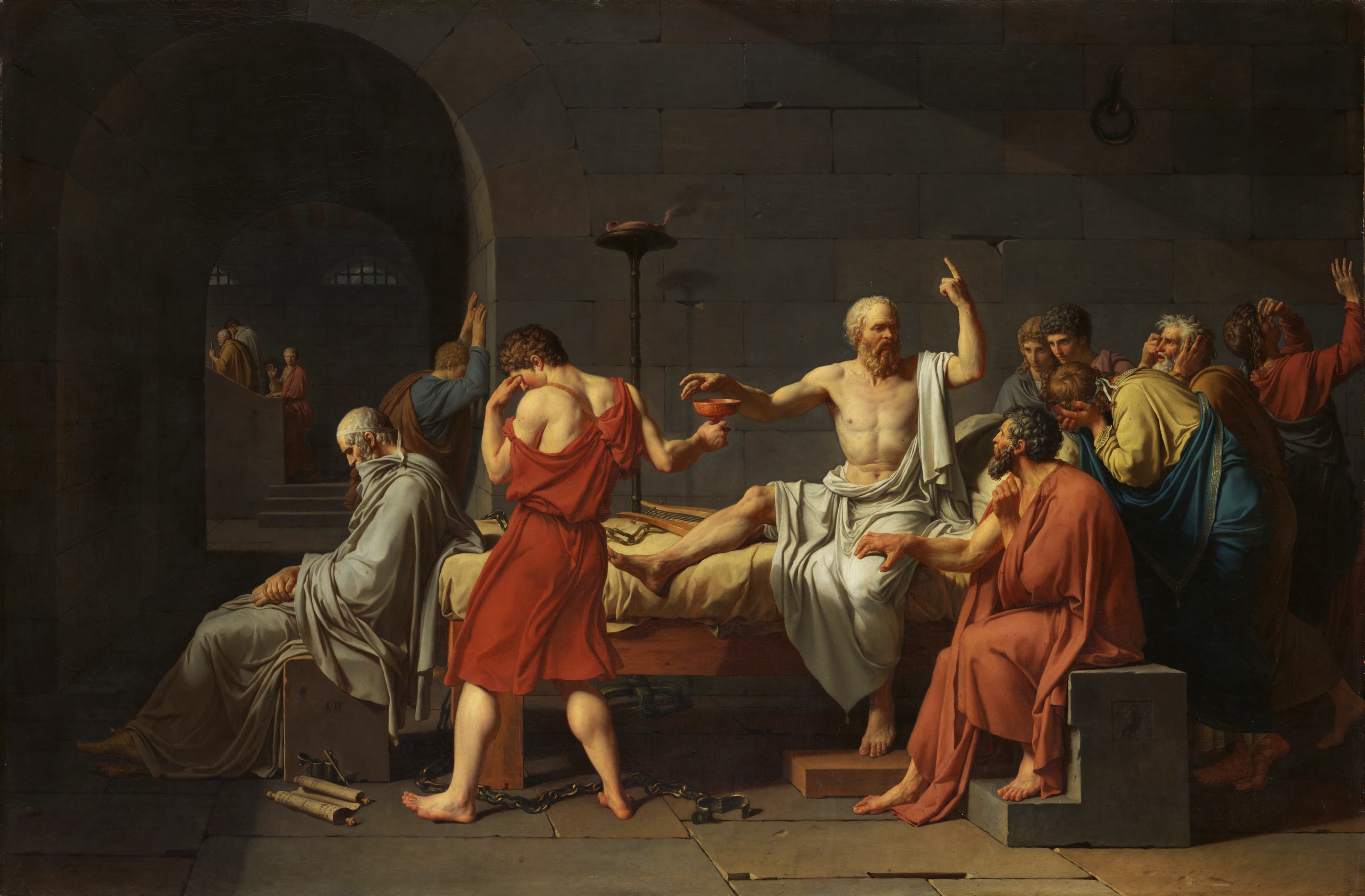 the death of socrates